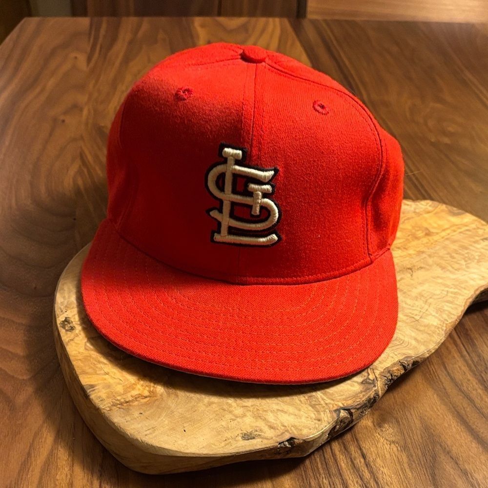 Vintage New Era Red Wool St. Louis Cardinals Ball Cap
